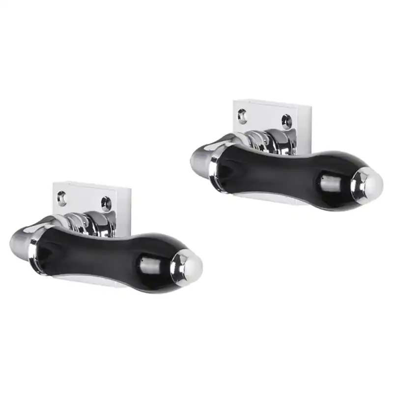 Impresso Petworth deurkruk op rozet met schroeven 53x53x9mm Chroom Merkproduct