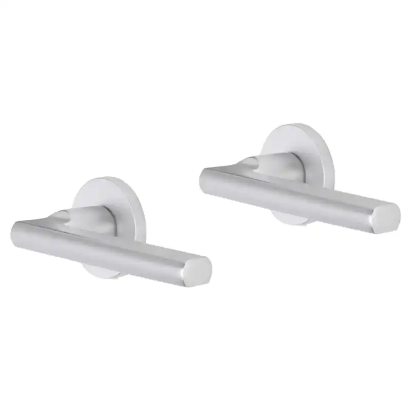 Impresso Leeds deurkruk op rozet 53x9mm Aluminium Lage Kosten