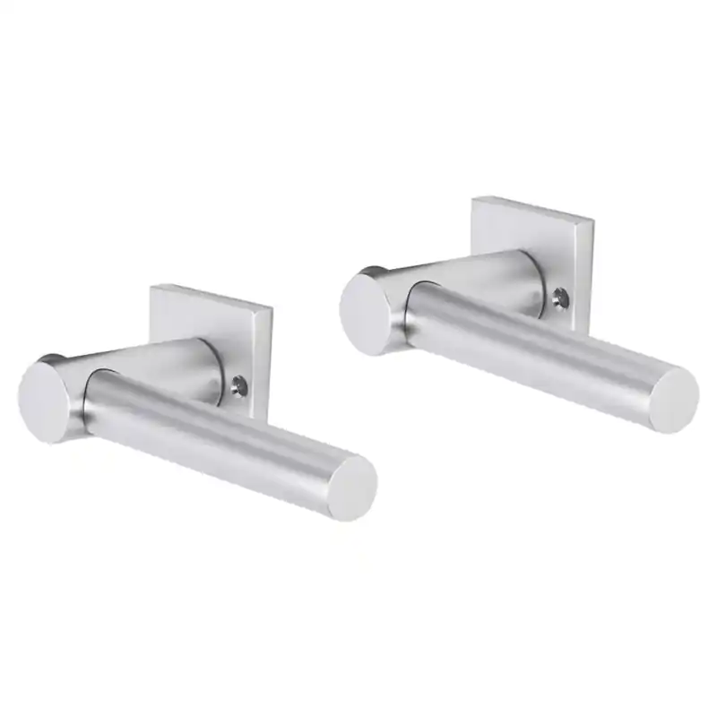 Nieuw Impresso Dover deurkruk op rozet met schroeven 53x53x9mm Aluminium
