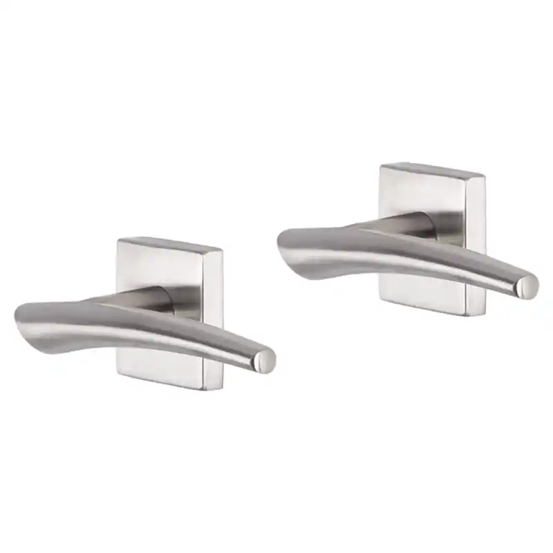 Impresso Boston deurkruk op rozet 53x53x9mm RVS geborsteld Seizoensaanbieding