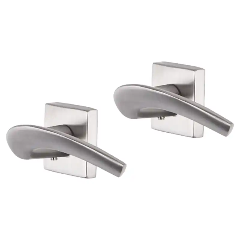 Impresso Watton deurkruk op rozet 53x53x9mm RVS geborsteld Premium