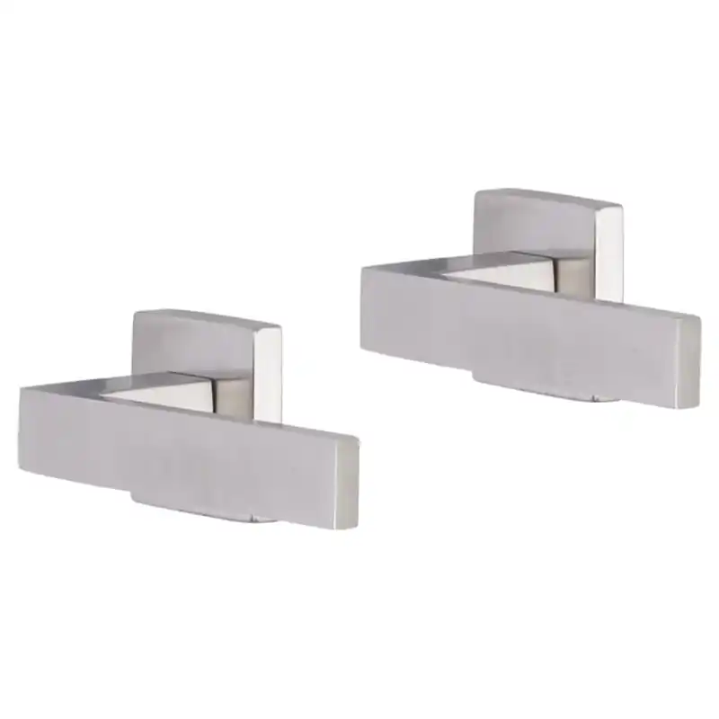 Impresso Luton deurkruk op rozet 53x53x9mm RVS geborsteld Op = Op