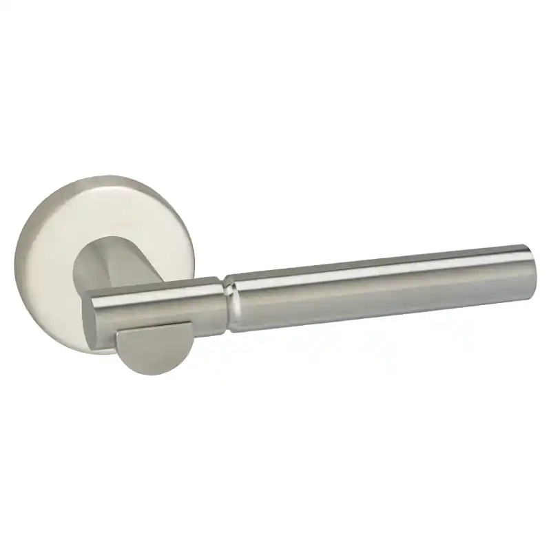 Weekendaanbieding Impresso Bretton deurkruk op rozet 53x9mm RVS geborsteld