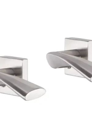 Actieprijs Impresso Wigston deurkruk op rozet 53x53x9mm RVS geborsteld