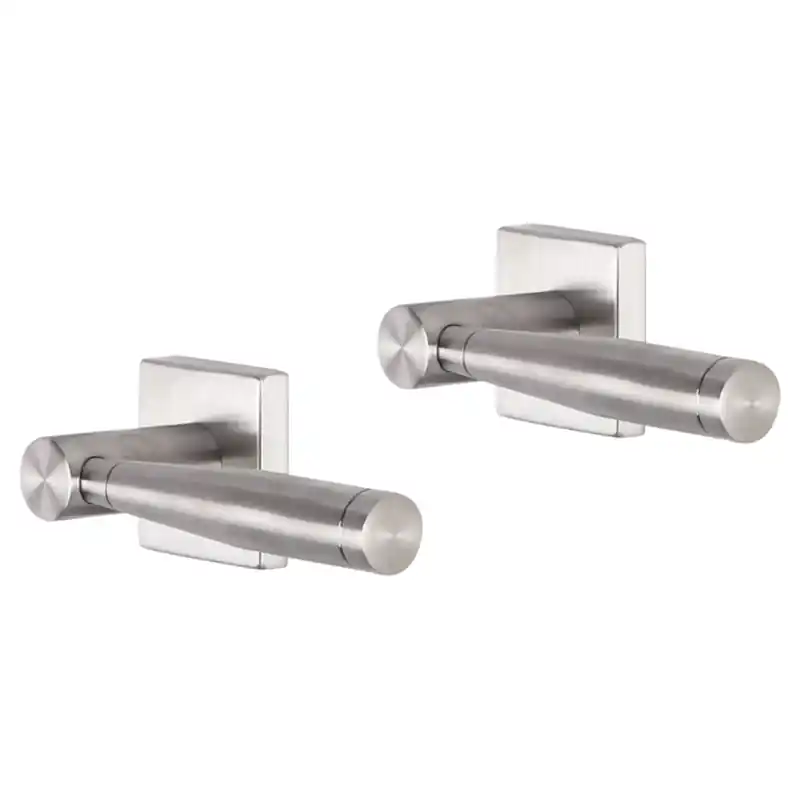 Lage Prijs Impresso Retford deurkruk op rozet 53x53x9mm RVS geborsteld