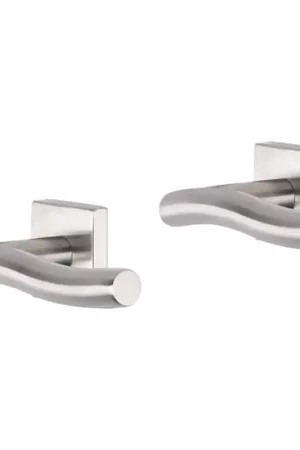 Alleen Vandaag Impresso Chester deurkruk op rozet 53x53x9mm RVS geborsteld