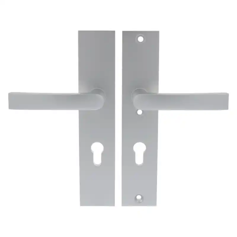Beperkte Voorraad Starx deurkruk op langschild SKG*** 245x50mm PC72 Aluminium F1
