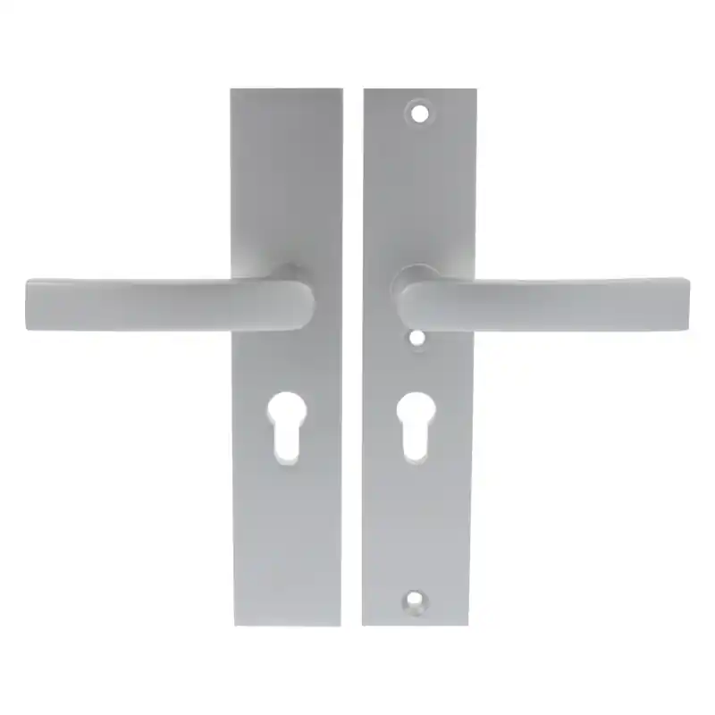Starx deurkruk op langschild SKG*** 245x50mm PC55 Aluminium F1 Seizoensaanbieding