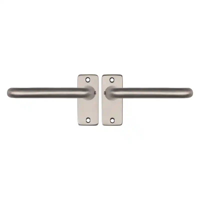 Betaalbaar Starx Coupe deurkruk op rechthoekige rozet 90x41mm Aluminium F9