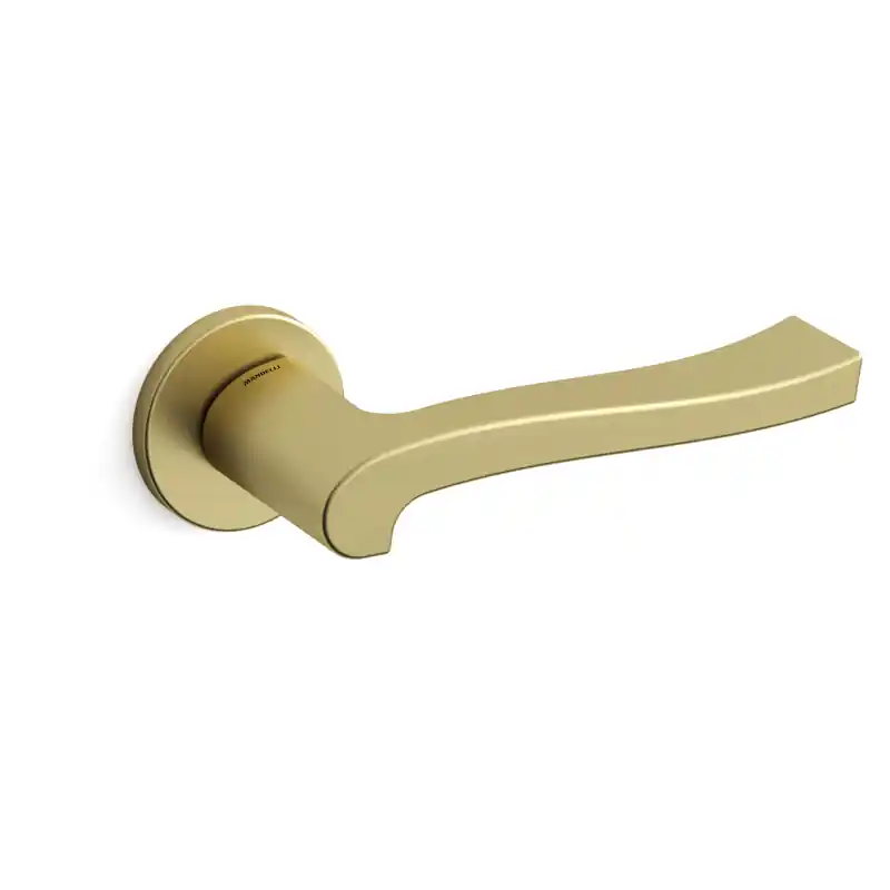 Populair Deurkruk op rozet Ola 1071 satinmessing 51x6mm