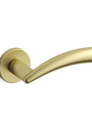Deurkruk op rozet Nadir 0771 satinmessing 51x6mm Actieprijs