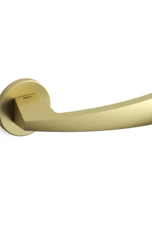 Deurkruk op rozet Mitos 1131 satinmessing 51x6mm Premium