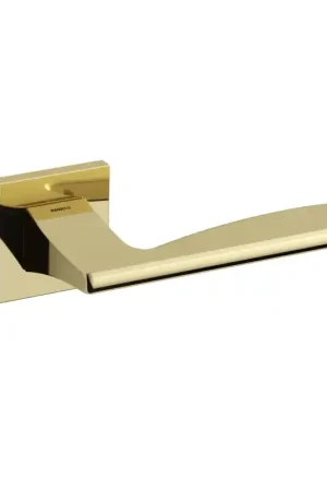 Deurkruk op rozet Link 1031 messing gepolijst 50x50mm Koop Online