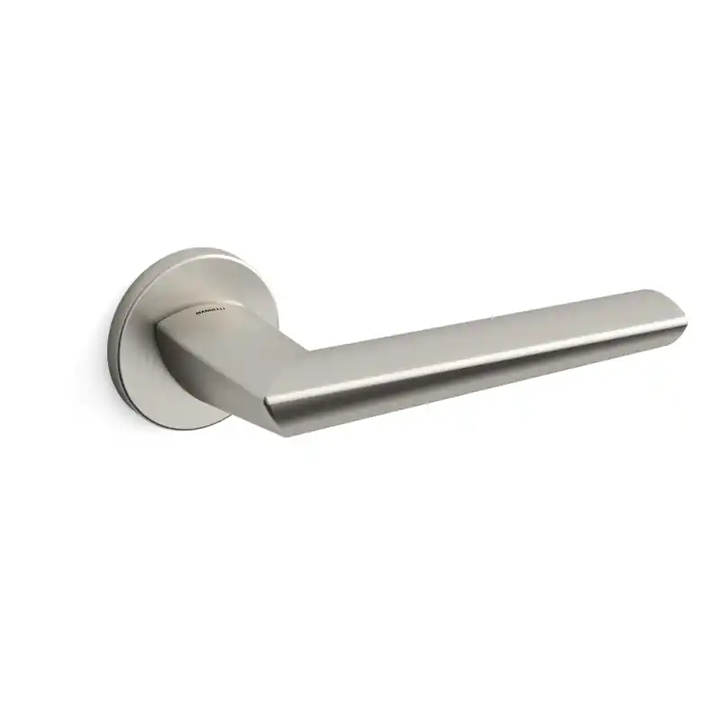 Meest Verkocht Deurkruk op rozet Isi 1081 mat nikkel 51x6mm