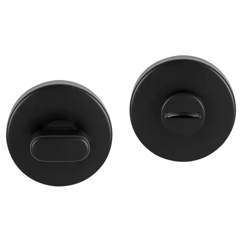 Differnz Essence Toiletgarnituur rond 53x10mm Zwart Gratis Retour