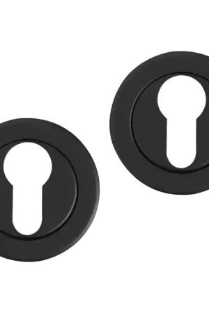 Beperkte Voorraad Differnz Cilinderrozet rond 53x10mm Zwart
