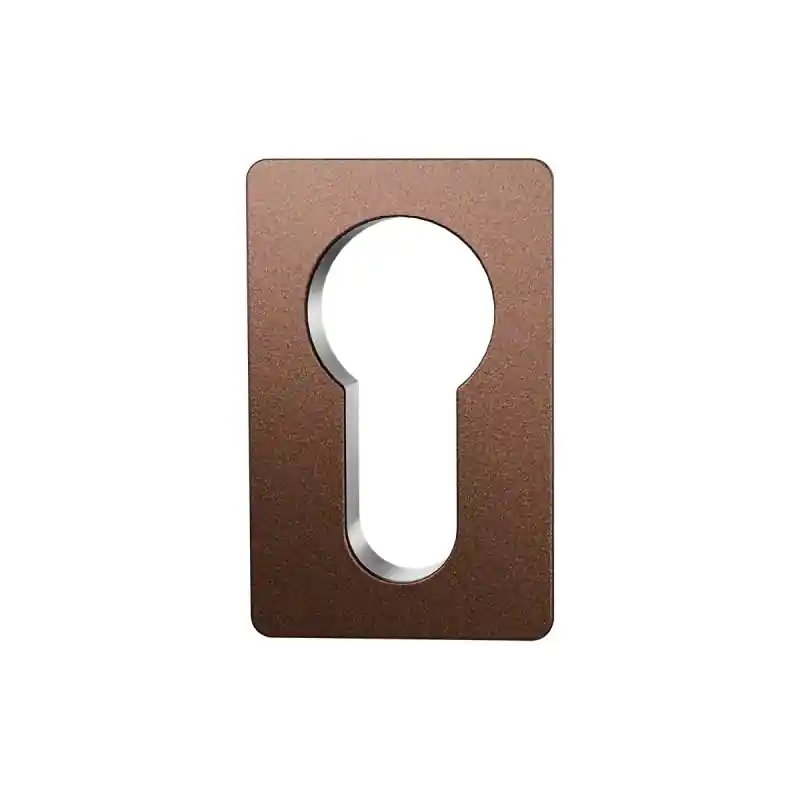 Aanbieding GPF1142.A2 Minimalistische cilinderrozet ovaal 42x28x1,5mm Bronze blend