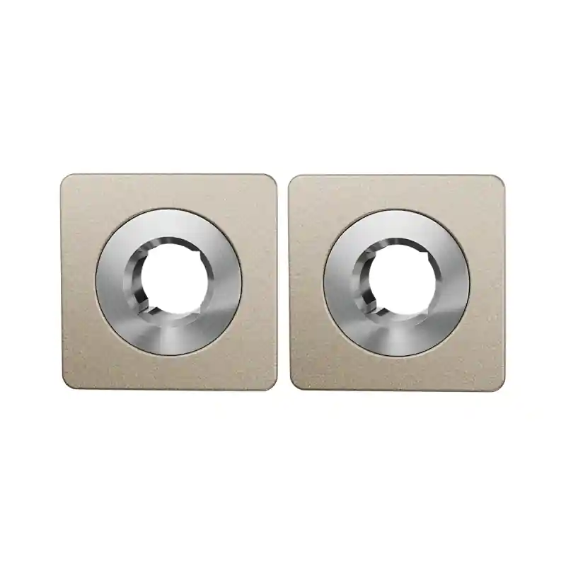 GPF1142.A4 Minimalistische rozet 28x28x1,5mm Champagne Blend Seizoensaanbieding