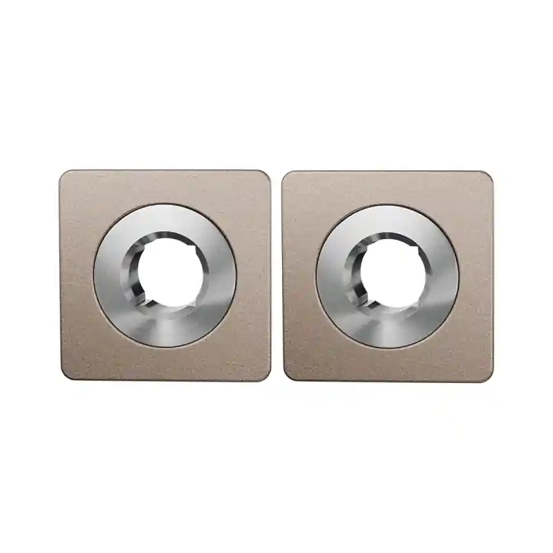 Shop Nu GPF1142.A3 Minimalistische rozet 28x28x1,5mm Mocca Blend