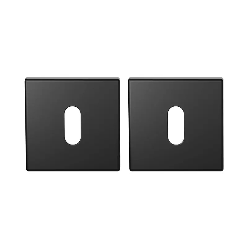 Direct Beschikbaar Sleutelrozet 53x8mm mat zwart egaal
