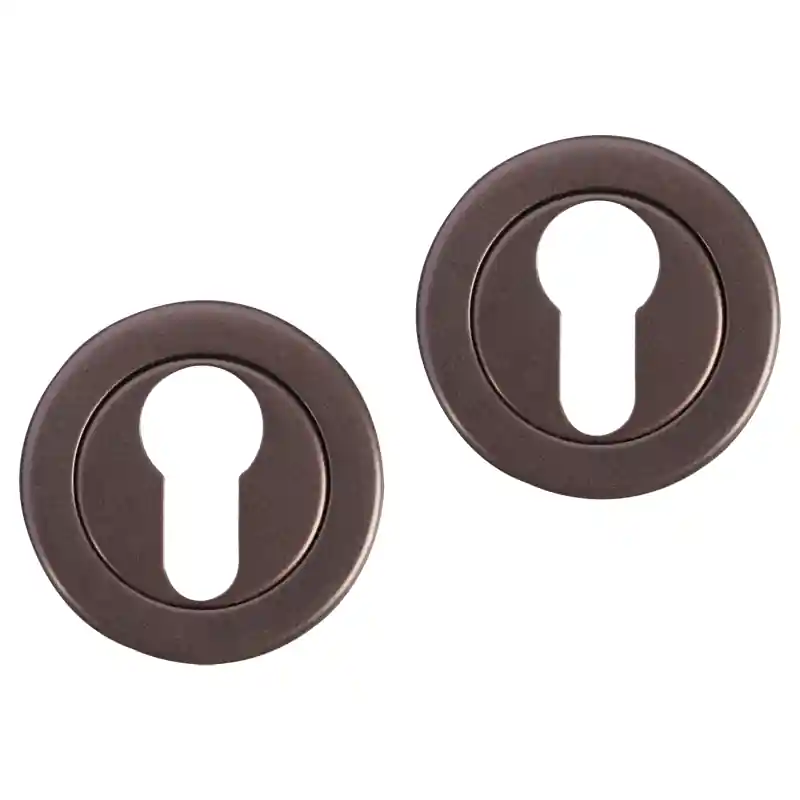 Direct Beschikbaar Differnz Cilinderrozet rond 53x10mm Brons