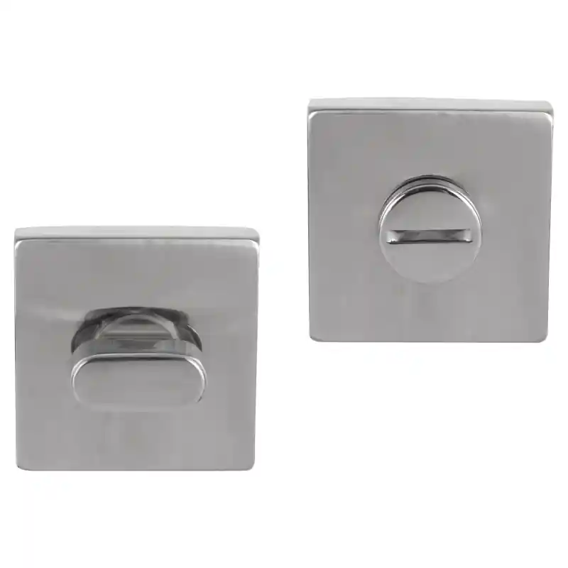 Nieuw Differnz Toiletgarnituur vierkant 52x10mm Glans Chroom
