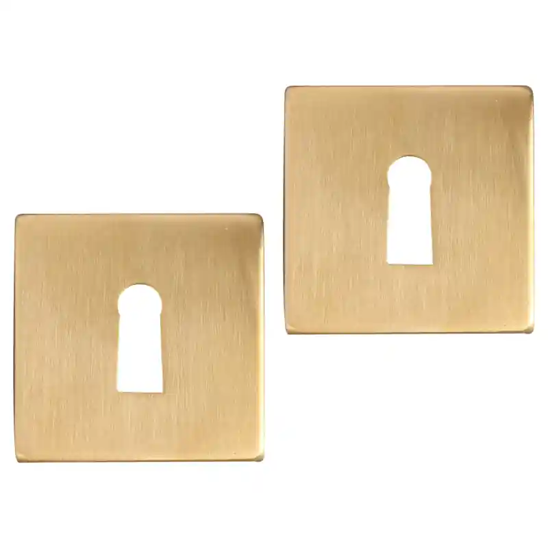 Differnz sleutelrozet vierkant 52x10mm Goud Aanbieding