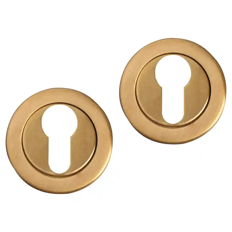 Differnz Cilinderrozet rond 53x10mm Goud Weekendaanbieding