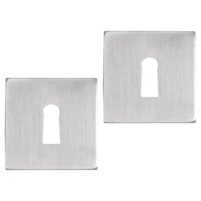Differnz sleutelrozet vierkant 52x10mm Mat Chroom Laatste Kans