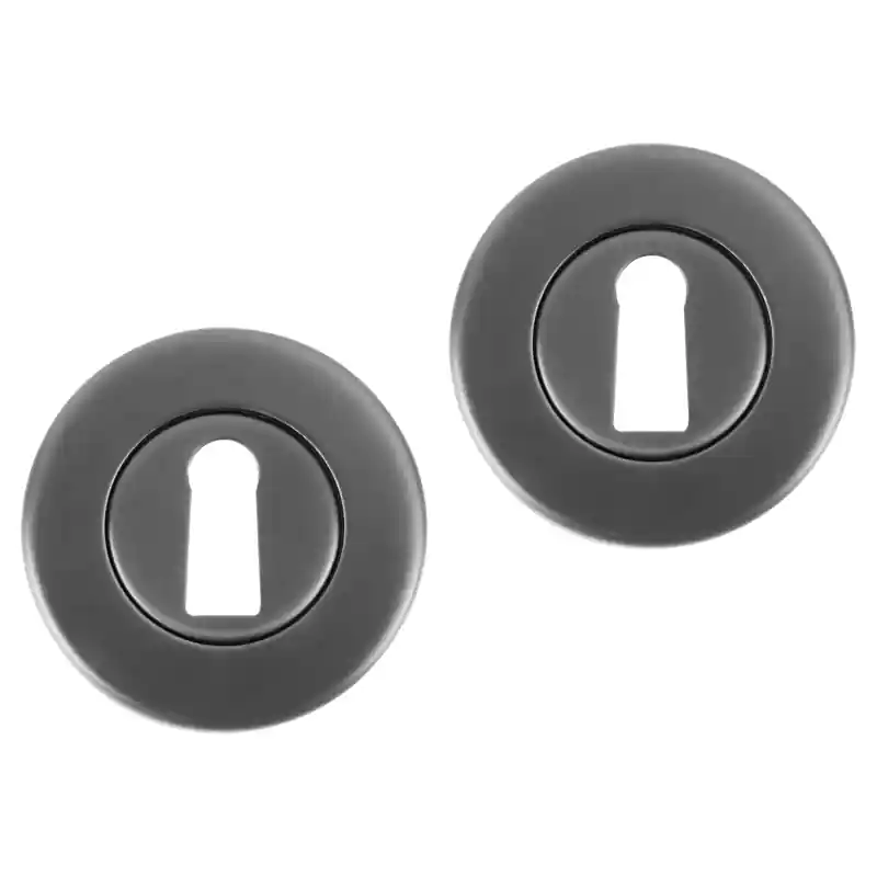 Gereduceerde Prijs Differnz sleutelrozet rond 53x10mm Gun Metal