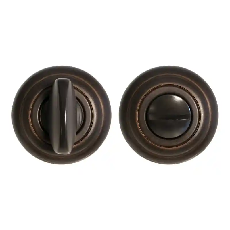Bestseller 651/113RFV toiletgarnituur antiek brons met grote knop