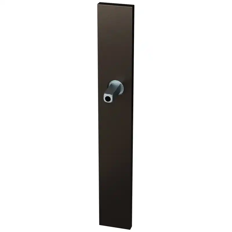 Fabrieksprijs GPF1175.A1 langschild XL rechthoekig Dark blend met vastgelaste knopvastzetter