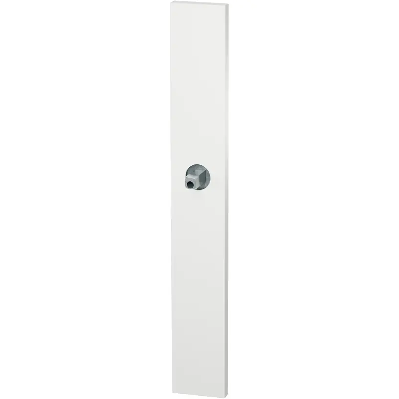 GPF1175.62 langschild XL rechthoekig wit met vastgelaste knopvastzetter Koop Vandaag