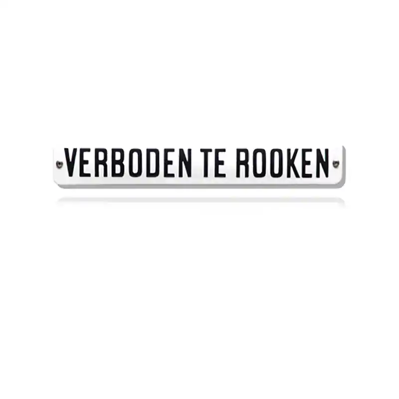 TR-15 emaille trein en tram bord ‘Verboden te rooken‘ Korting