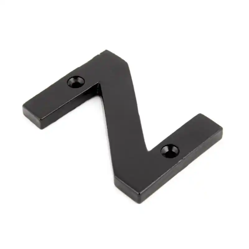 Wardlo letter Z/ 78mm smeedijzer zwart Weekendaanbieding