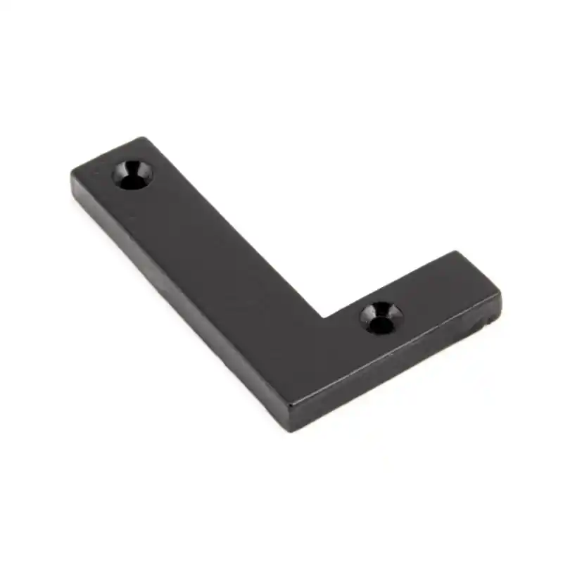 Wardlo letter L/ 78mm smeedijzer zwart Weekendaanbieding