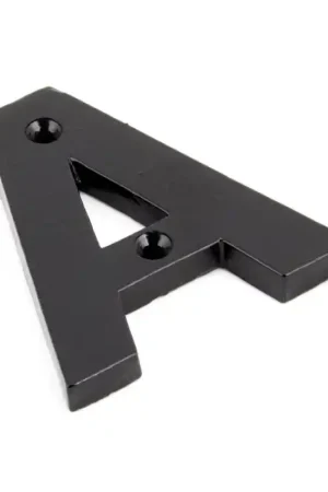 Goedkoop Wardlo letter A/ 78mm smeedijzer zwart