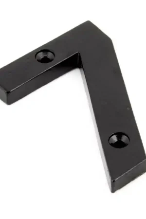 Favoriet Wardlo huisnummer 7/ 78mm smeedijzer zwart