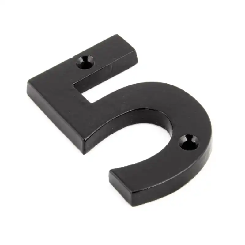 Wardlo huisnummer 5/ 78mm smeedijzer zwart Beperkte Voorraad