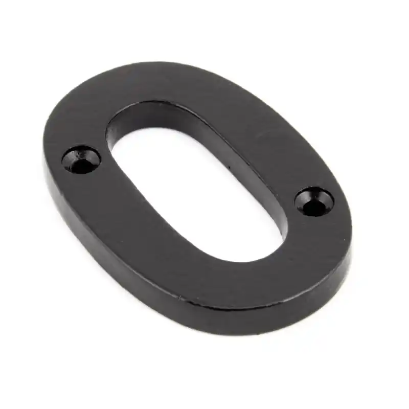 Dagaanbieding Wardlo huisnummer 0/ 78mm smeedijzer zwart