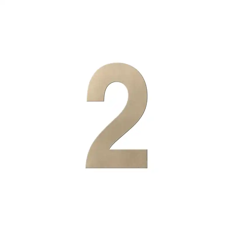 Uitverkoop Champagne blend huisnummer 2 L, 200 mm