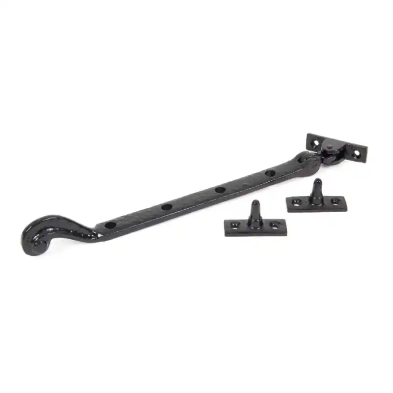 Uitverkoop Wardlo raamuitzetter 294mm incl 2 pennen smeedijzer zwart