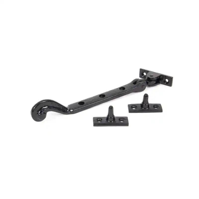 Wardlo raamuitzetter 224mm incl 2 pennen smeedijzer zwart Dagaanbieding