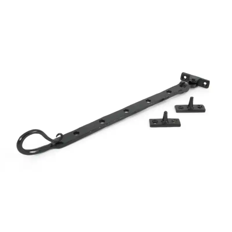 Uitverkoop Wardlo raamuitzetter 360mm incl 2 pennen smeedijzer zwart