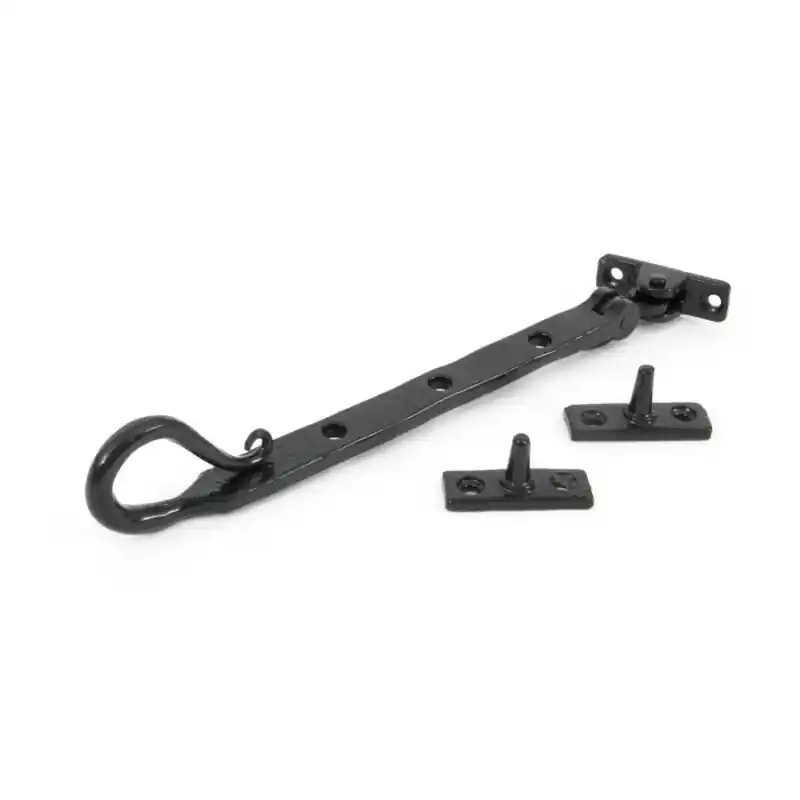 Wardlo raamuitzetter 265mm incl 2 pennen smeedijzer zwart Exclusieve Aanbieding