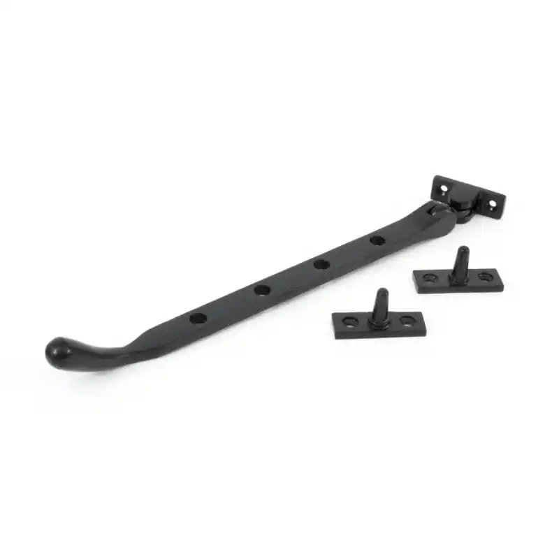 Veilige Betaling Wardlo raamuitzetter 288mm incl 2 pennen smeedijzer zwart