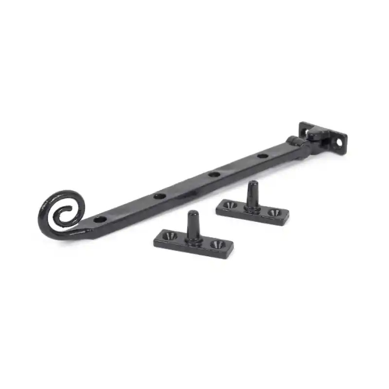 Wardlo raamuitzetter 288mm incl 2 pennen smeedijzer zwart Gecertificeerd