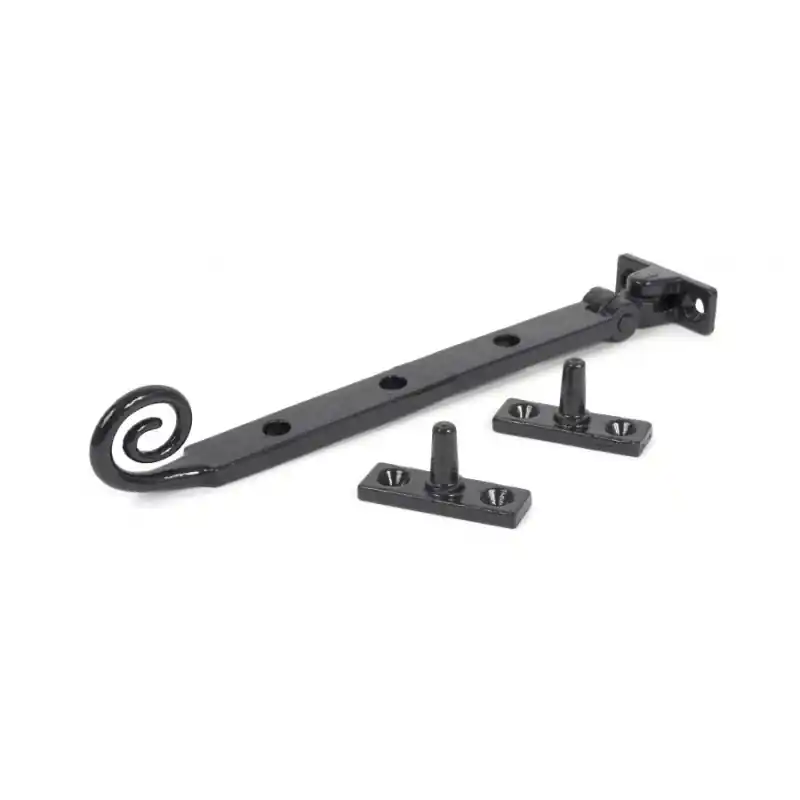 Wardlo raamuitzetter 238mm incl 2 pennen smeedijzer zwart Nieuw