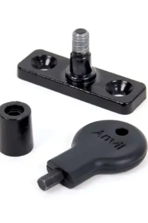 Bestseller Wardlo raamuitzetter pen 46x15mm afsluitbaar smeedijzer zwart