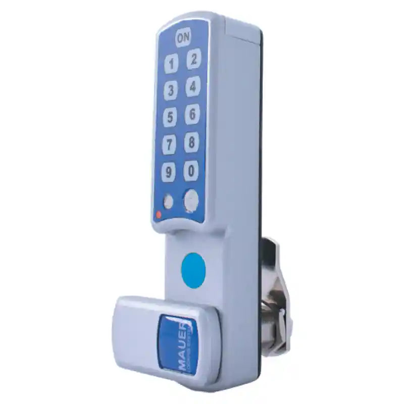 Mauer EOLcam® Classic lockerslot verticale montage zilver blauw, 1 vaste gebruiker Shop Nu